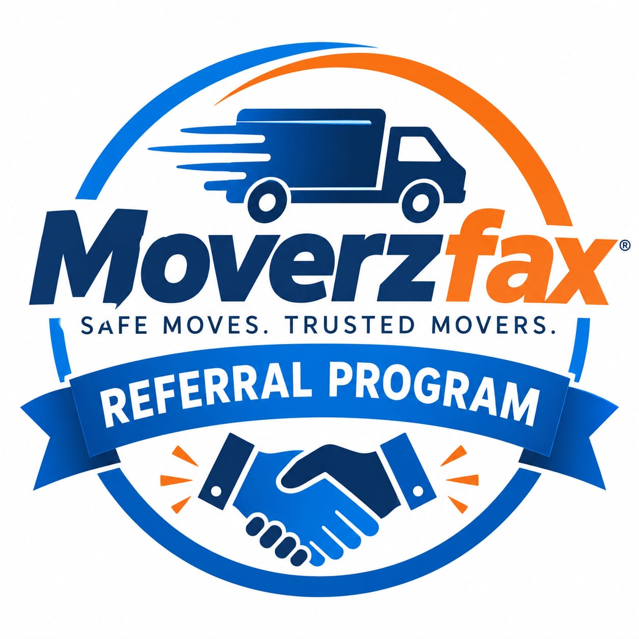 MoverzFax Real Estate Referral Program Infographic
